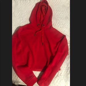 Charlotte Russe red hoodie